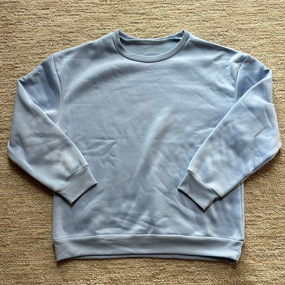 Cozy Blue Shein Sweatshirt